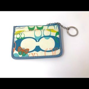 Coach ID/Credit Card & coins mini wallet
